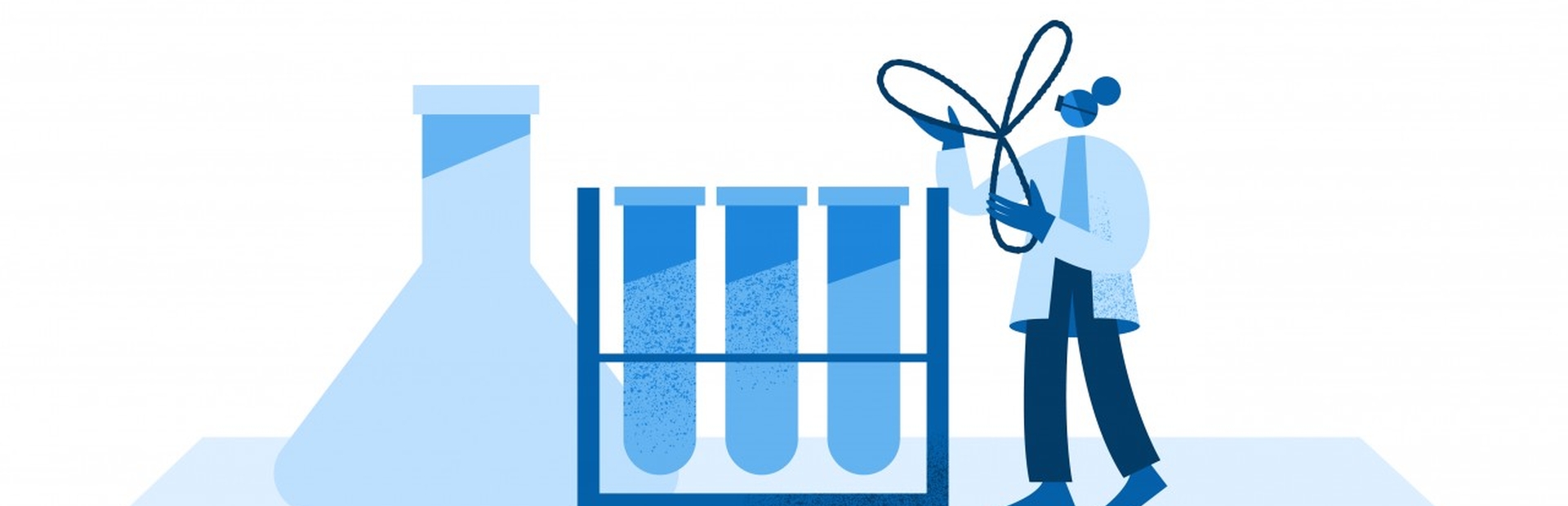 Banner: Wegbereiter. Biosimilars und Biologika eröffnen neue Horizonte