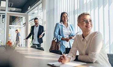 Geschäftsmeeting in einem modernen Büro.