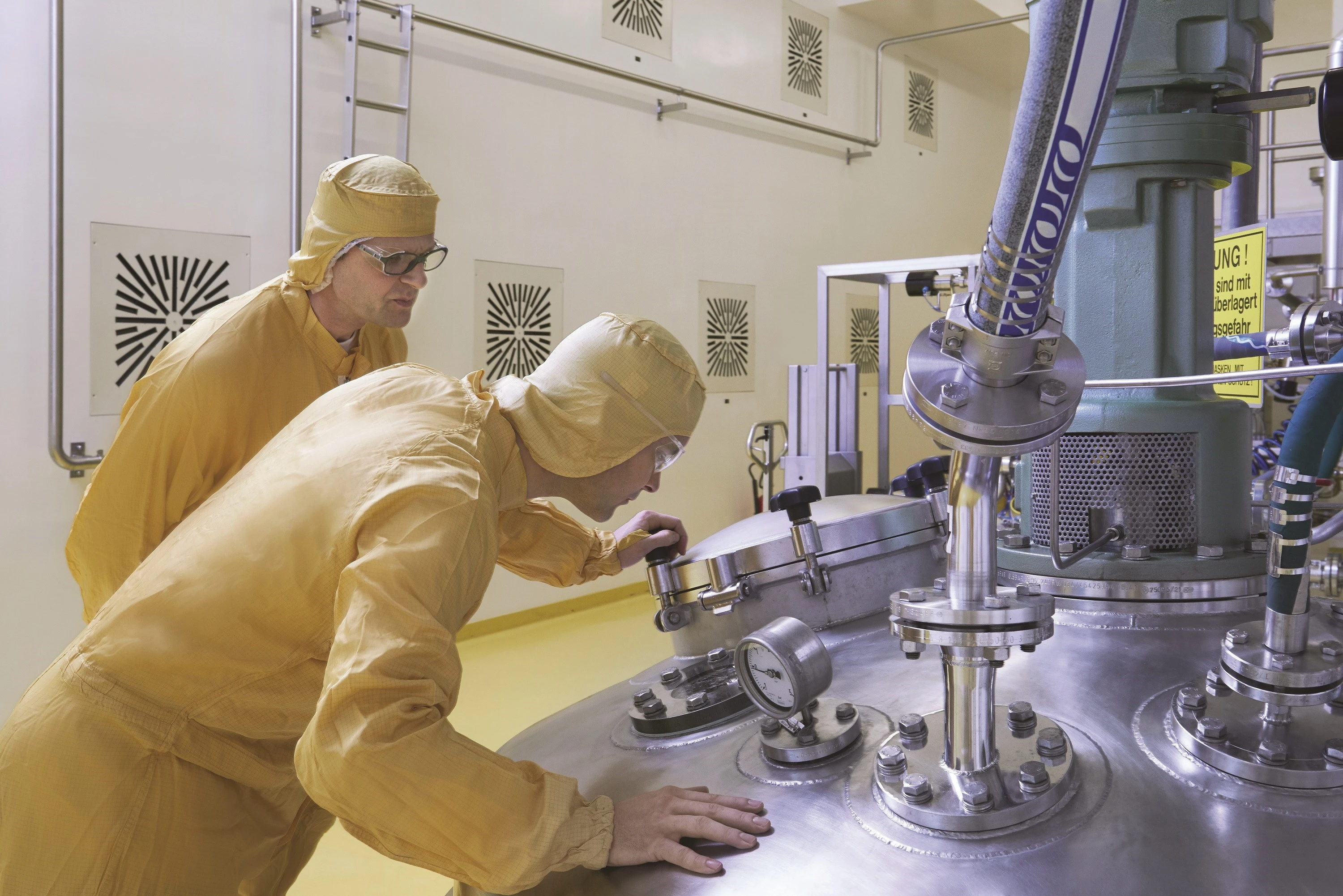 Die Fermentation („Upstream„) ist seit 1946 Herz und Ausgangsbasis der Wirkstoffproduktion in Kundl. 