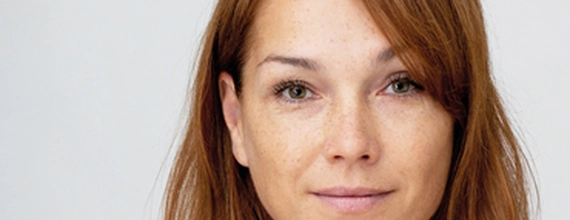 Gezicht van een vrouw