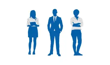 des silhouettes représentant un groupe d'employés