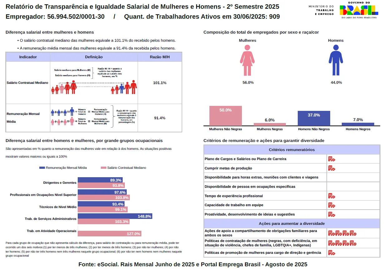 Relatório de Igualdade Salarial 2025 - 2sem