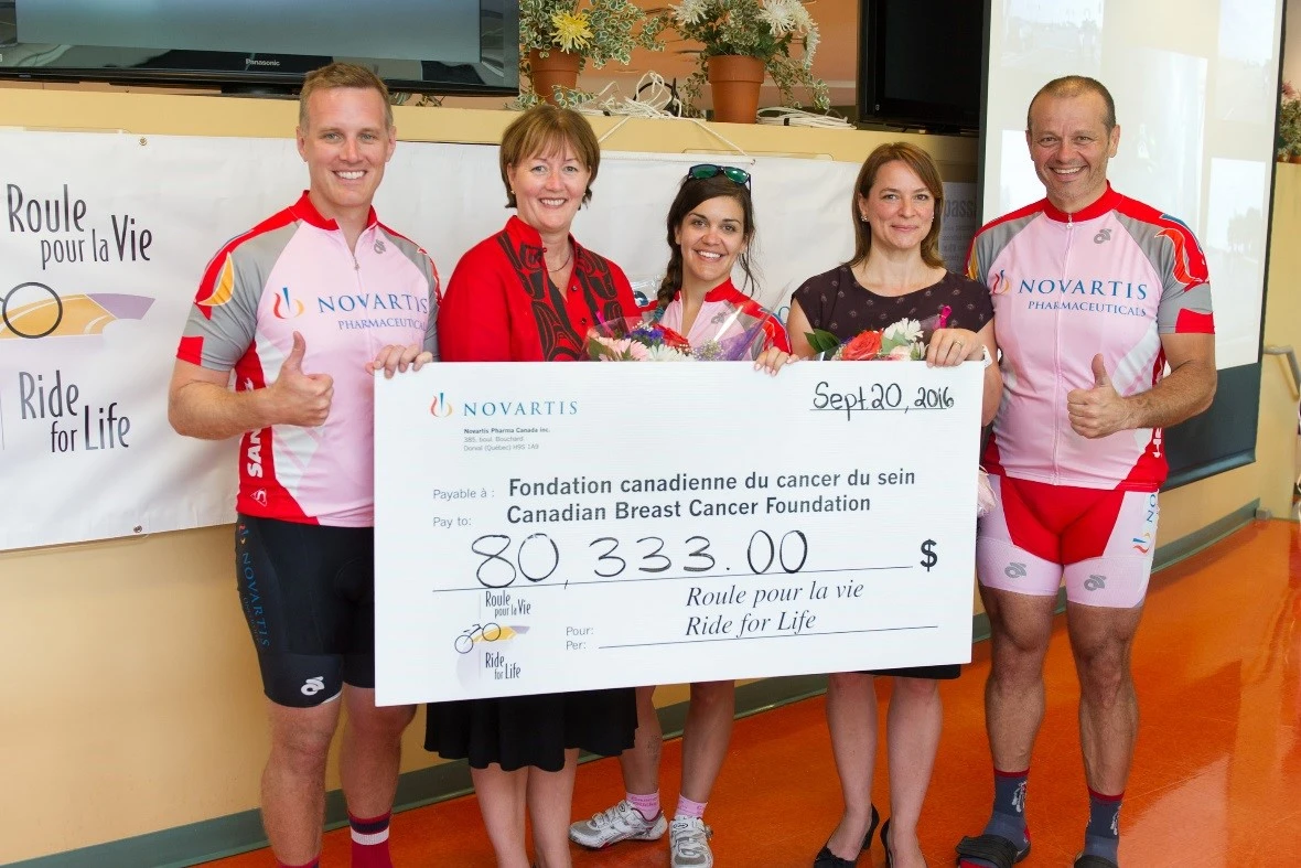 Novartis rides for cancer