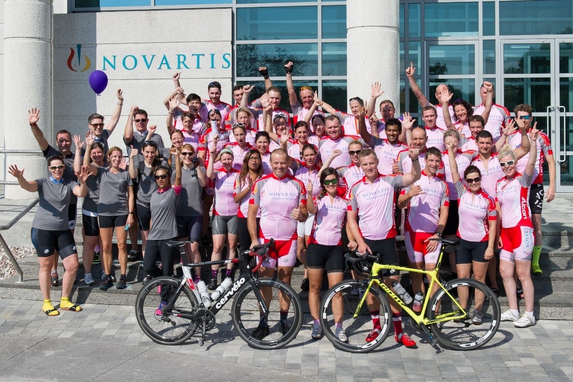 Novartis rides for cancer
