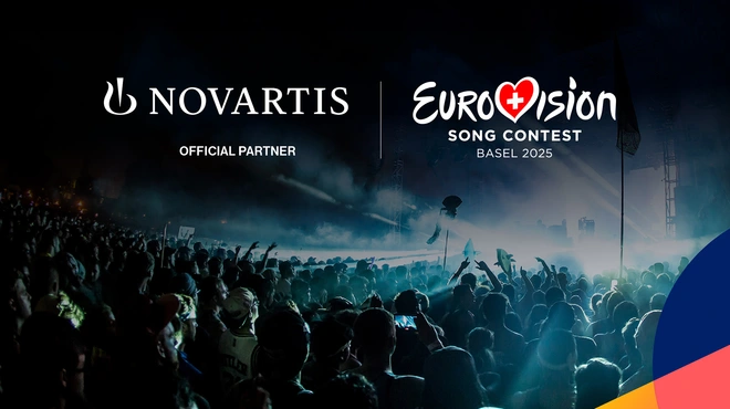 Novartis official partner of the Eurovision song contest 2025 in Basel