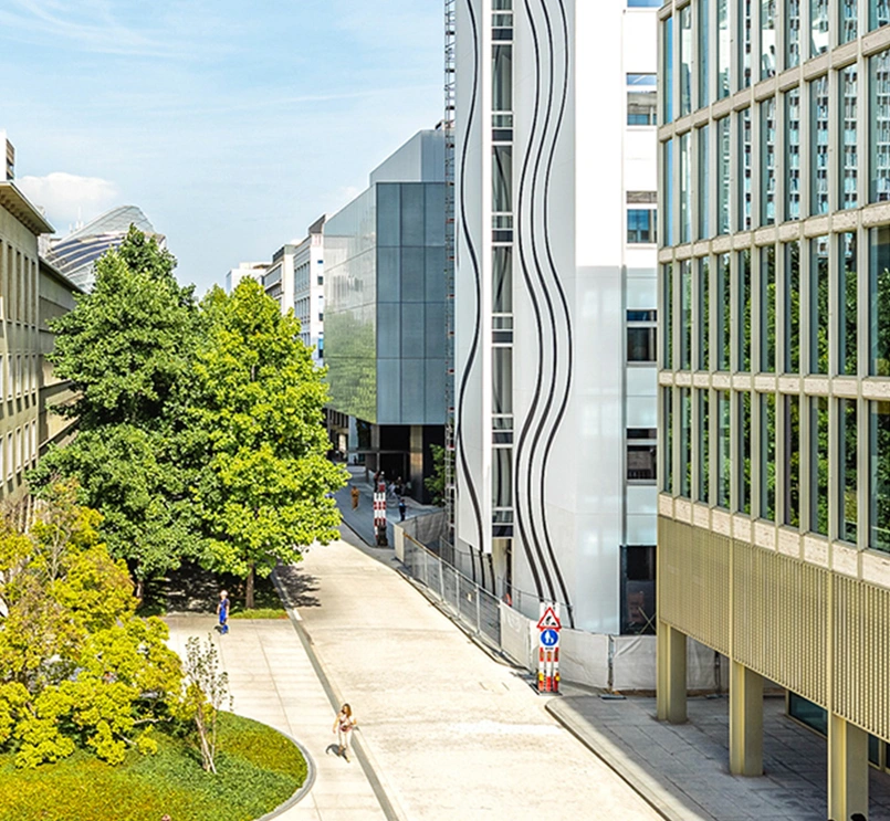Vue du Campus Novartis à Bâle