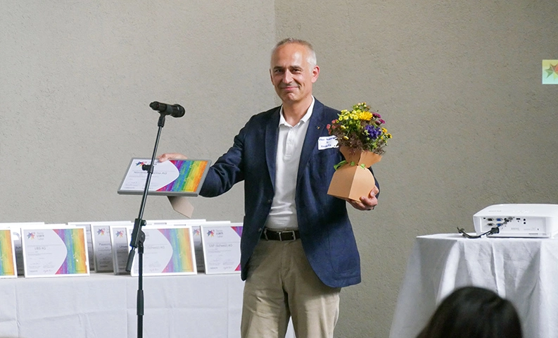 Klaus Moosmayer considère l'obtention du le Swiss LGBTI-Label comme un encouragement à poursuivre les efforts.