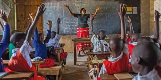 school malaria education image