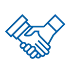 Icon of a handshake