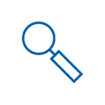 Icon of a magnifying glass