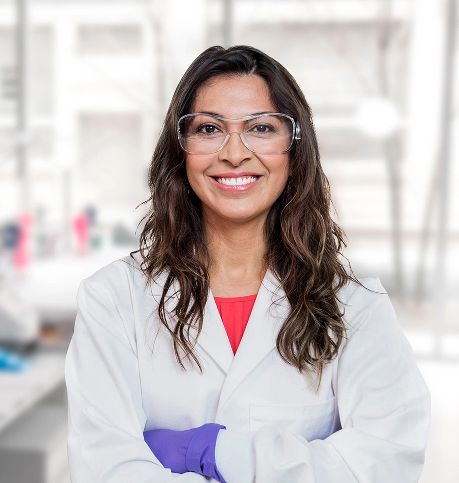 Female scientist in laboratory
