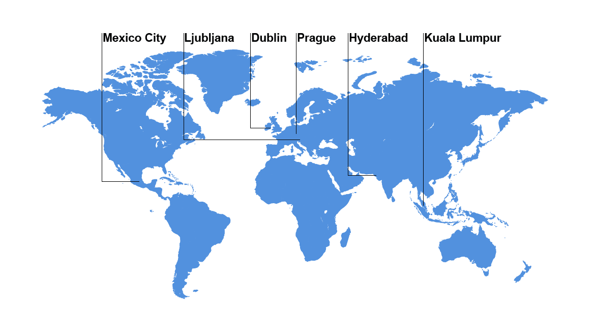 Map of Novartis corporate center