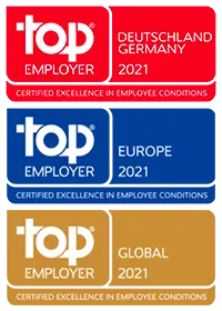 Top Employer Deutschland, Europa & Global 2021