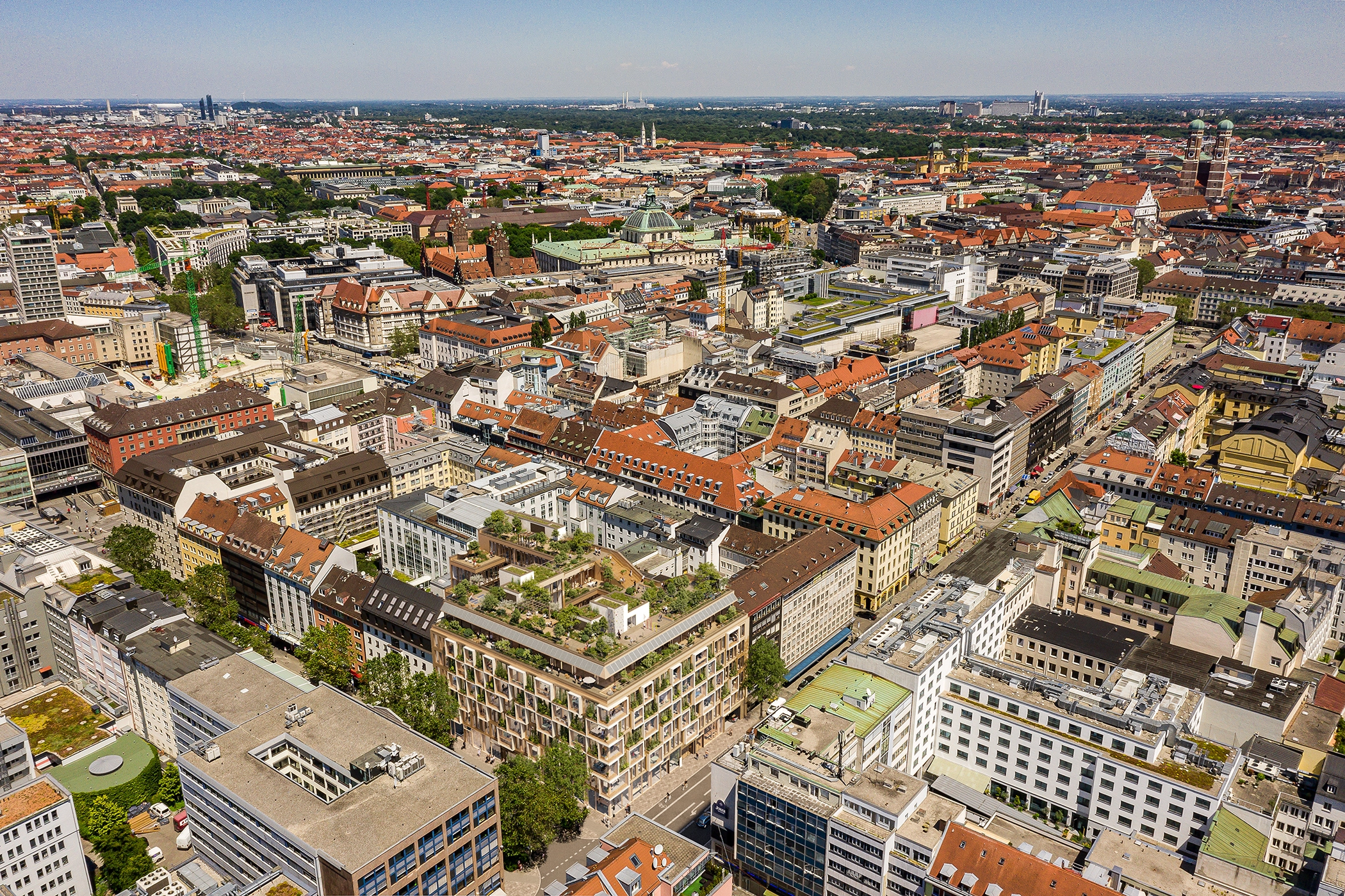 Außenansicht “The Stack” © AXA IM Alts/ACCUMULATA