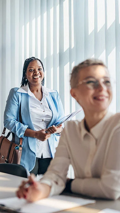 Geschäftsmeeting in einem modernen Büro.