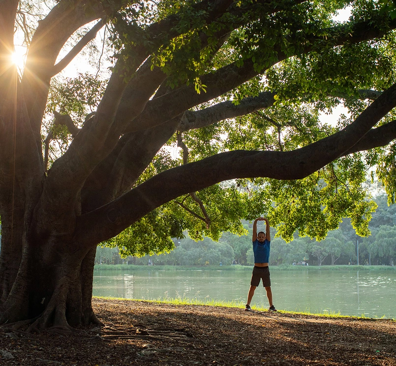 Hombre haciendo ejercicio