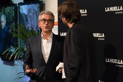 Jesús Ponce en la presentación de La Huella