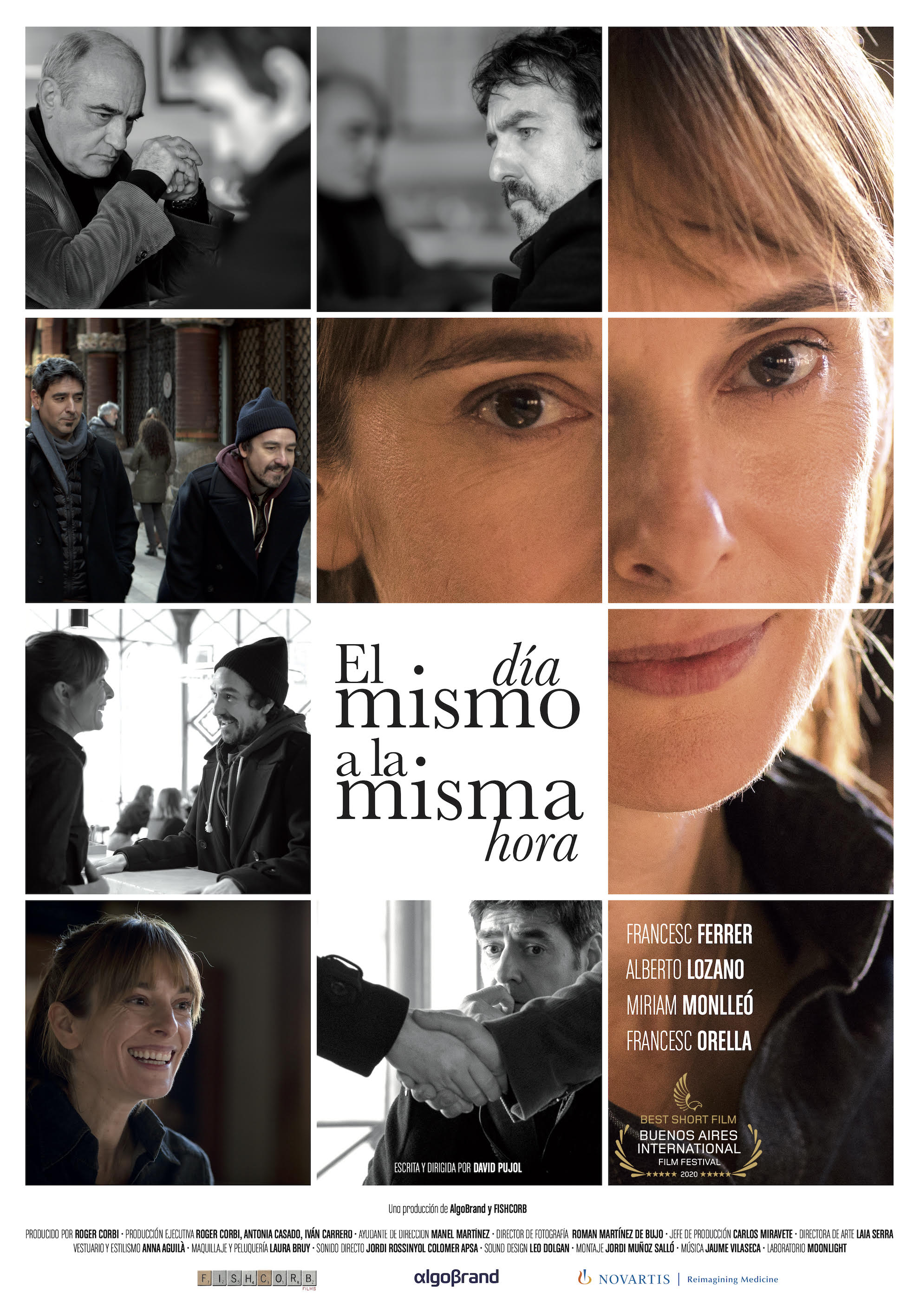 Cartel del cortometraje “El mismo día, a la misma hora” 
