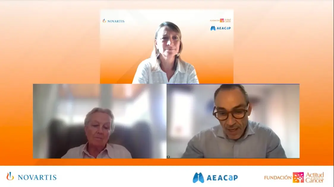 todos los participantes del webinar en pantalla