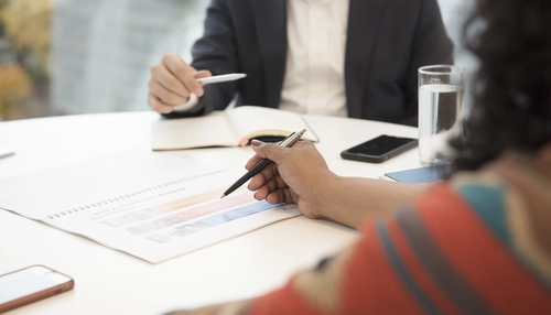 Pointing out Content on a Slide