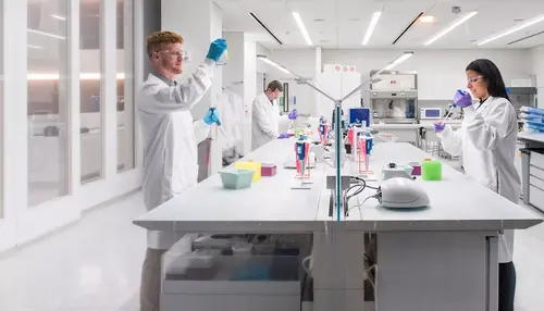 Scientist in laboratory