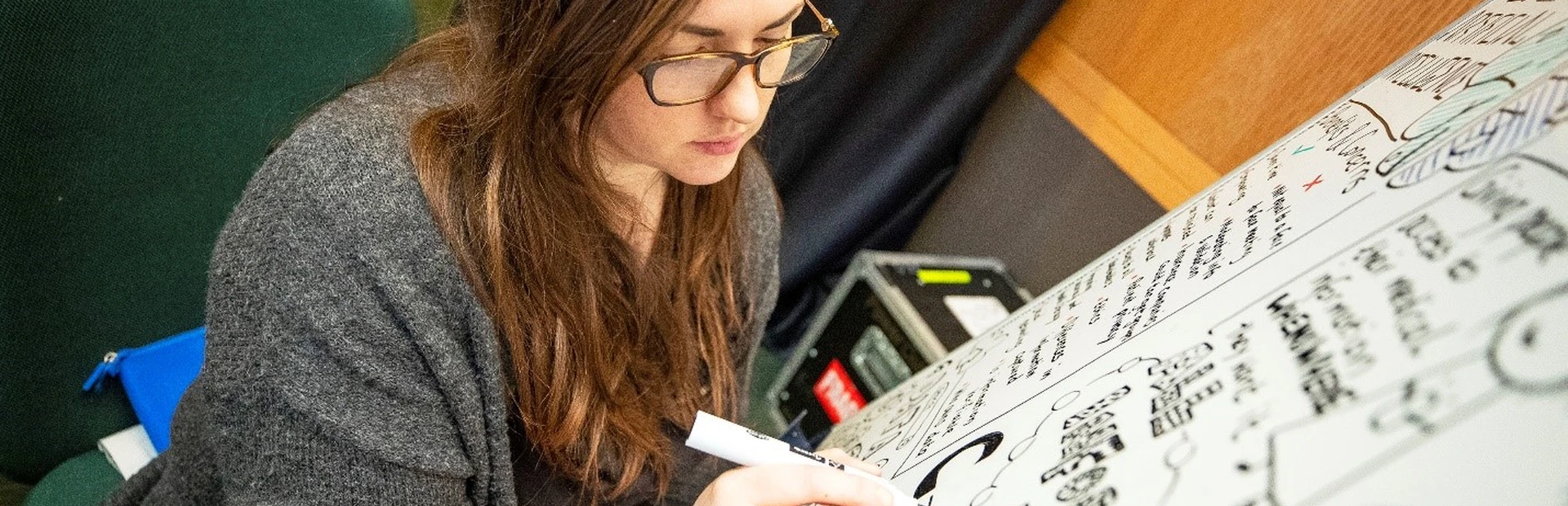 EPIS photo of scribe during meeting