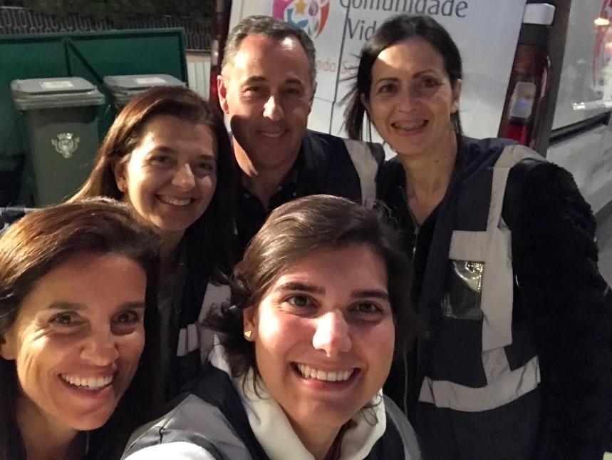 Voluntários na Noite da Comunidade 2019