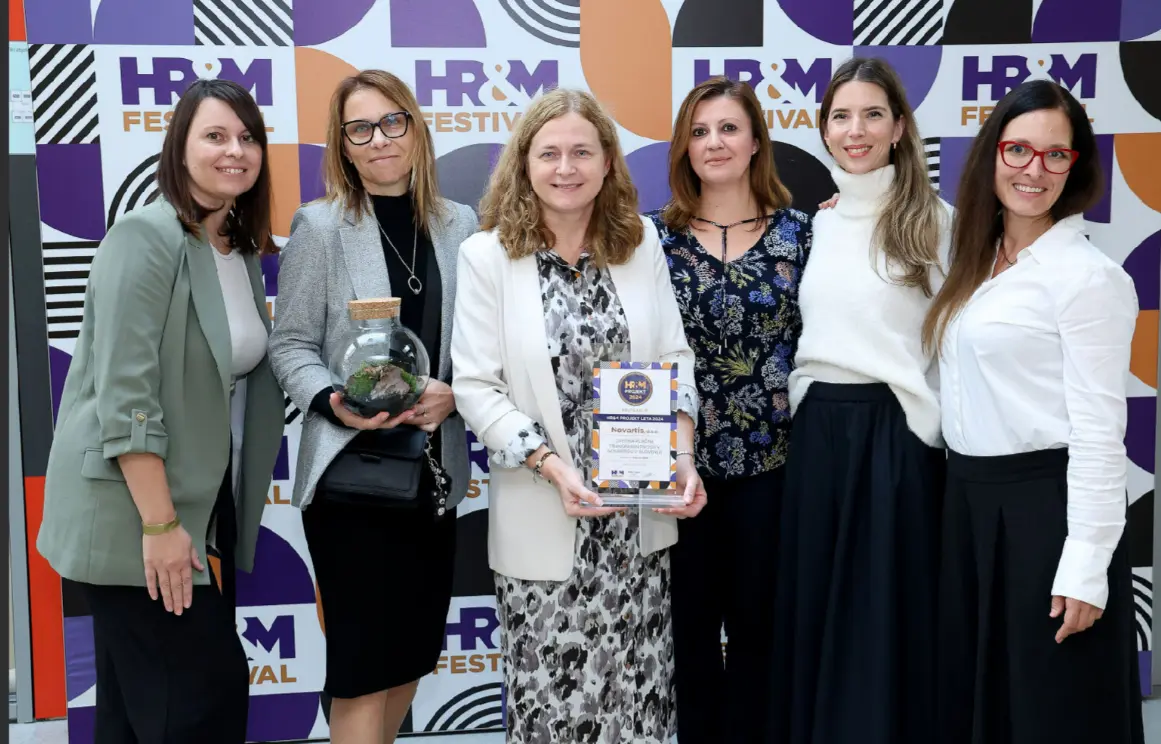 Novartis in Slovenia awarded HR&M Project of the Year 2024