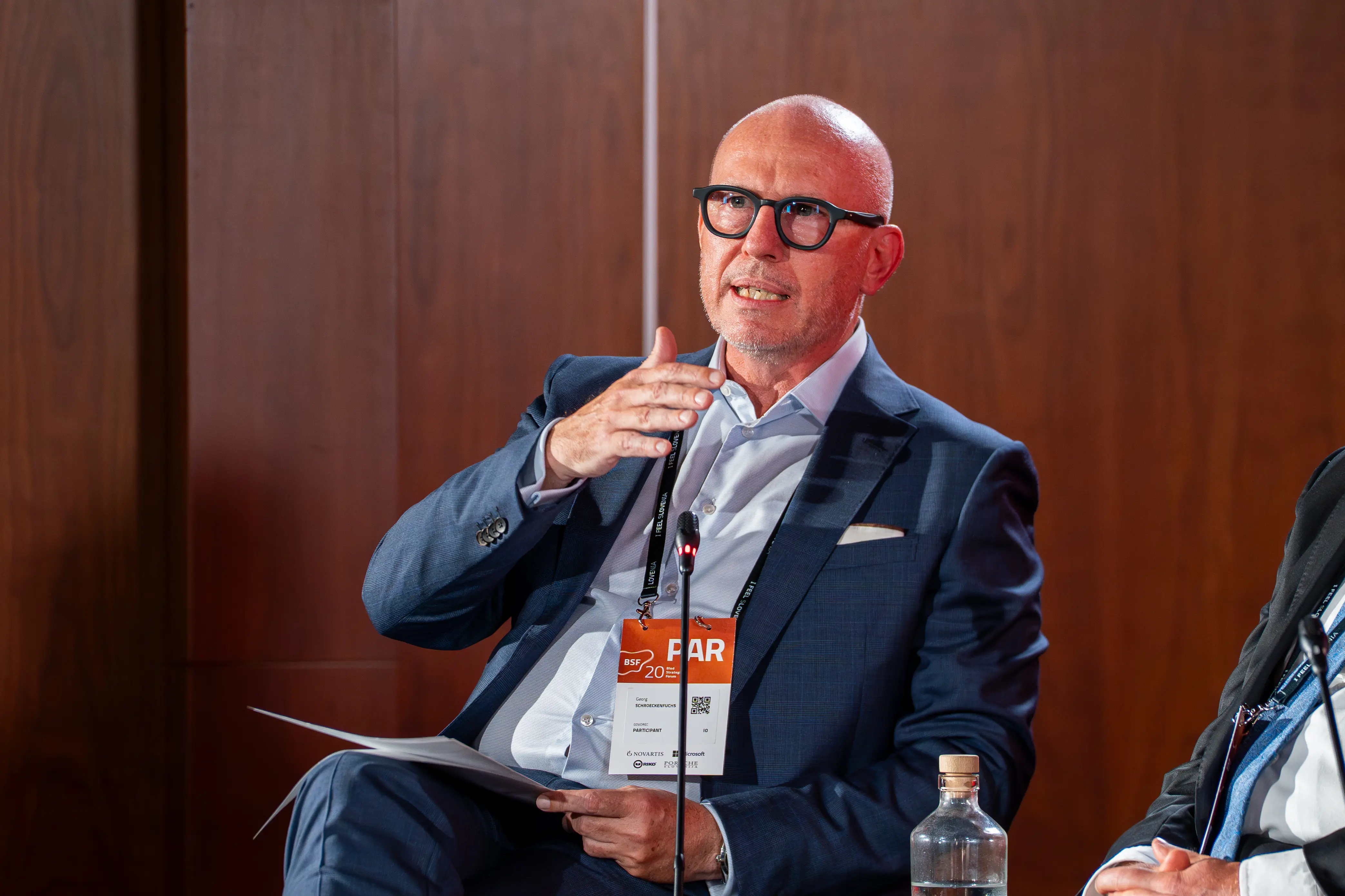 Presenting at Bled Strategic Forum Novartis