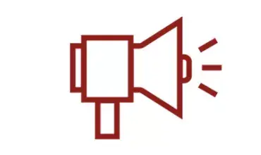 Icon of a loudspeaker