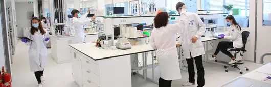 Laboratory in Novartis Menges site