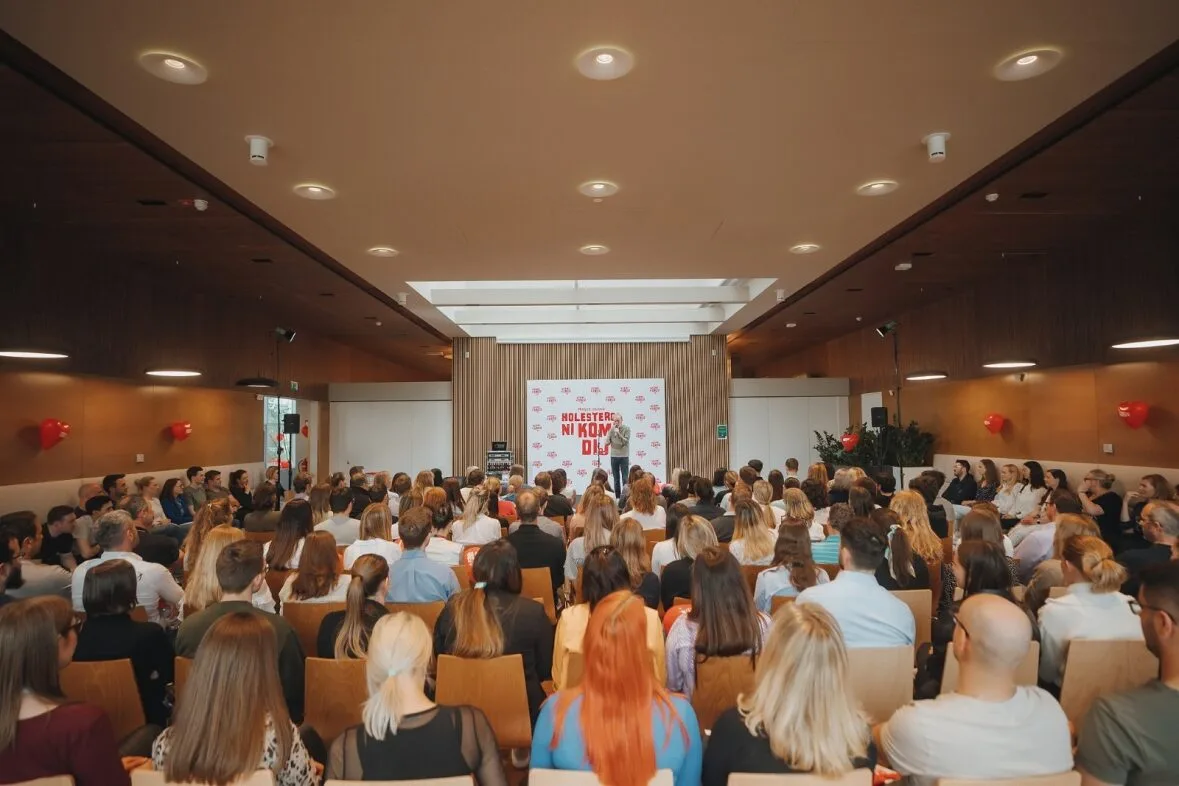 Novartis in Slovenia with the ''Take to the Heart'' campaign to address high cholesterol