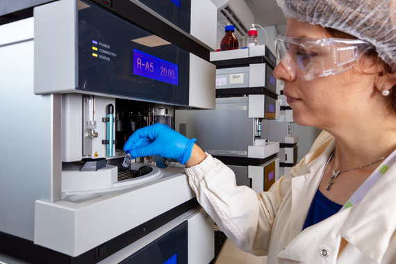 Scientist in the lab