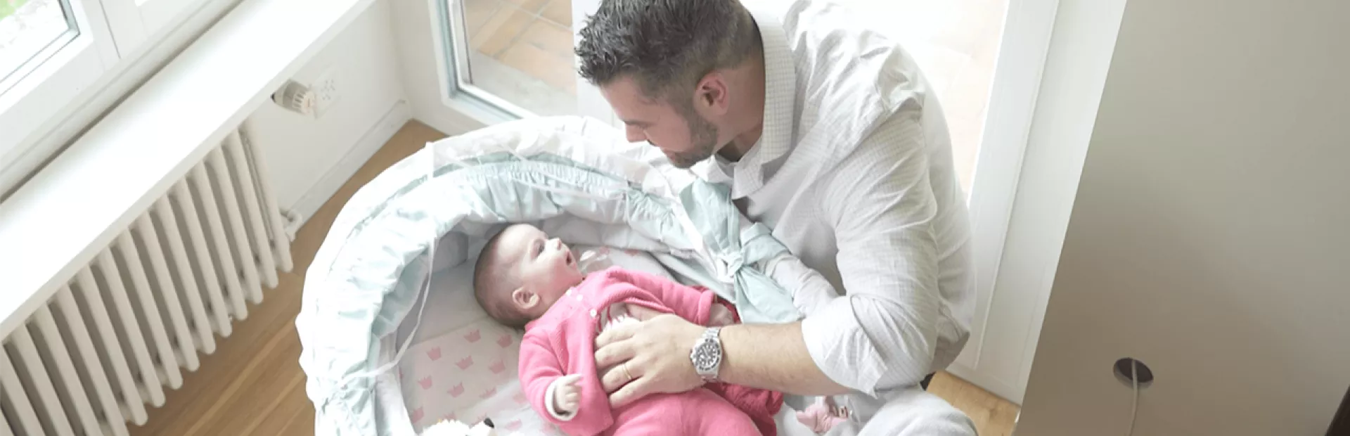 Our new parental leave policy helps Michael to share precious moments with his family