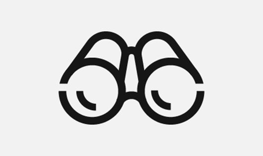 Icon representing binoculars