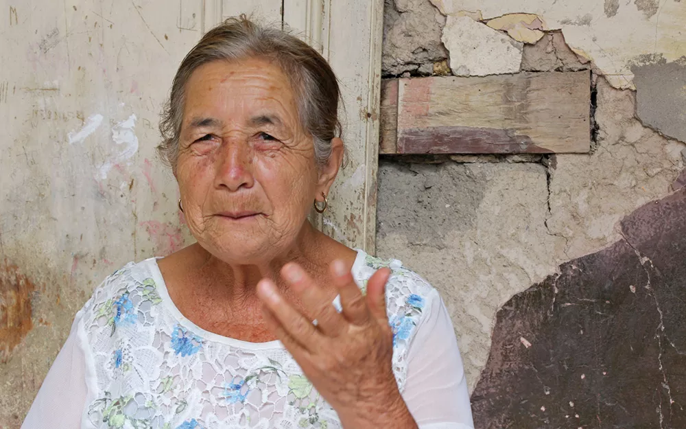 Carmen Cecilia Acuña lives in a very old house in Soata, Colombia.