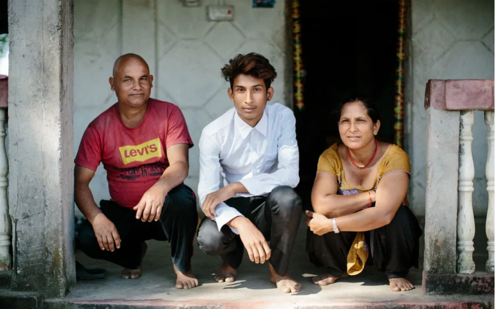 Bikram discusses his leprosy diagnosis with his parents