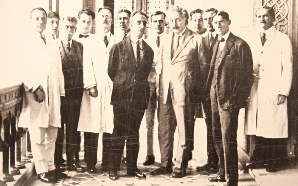 Albert Einstein and Carlos Chagas