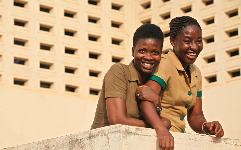 Two nurses involved in the ComHIP project 