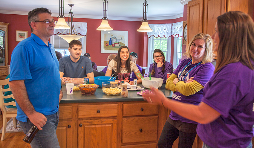 The Patron family and friends