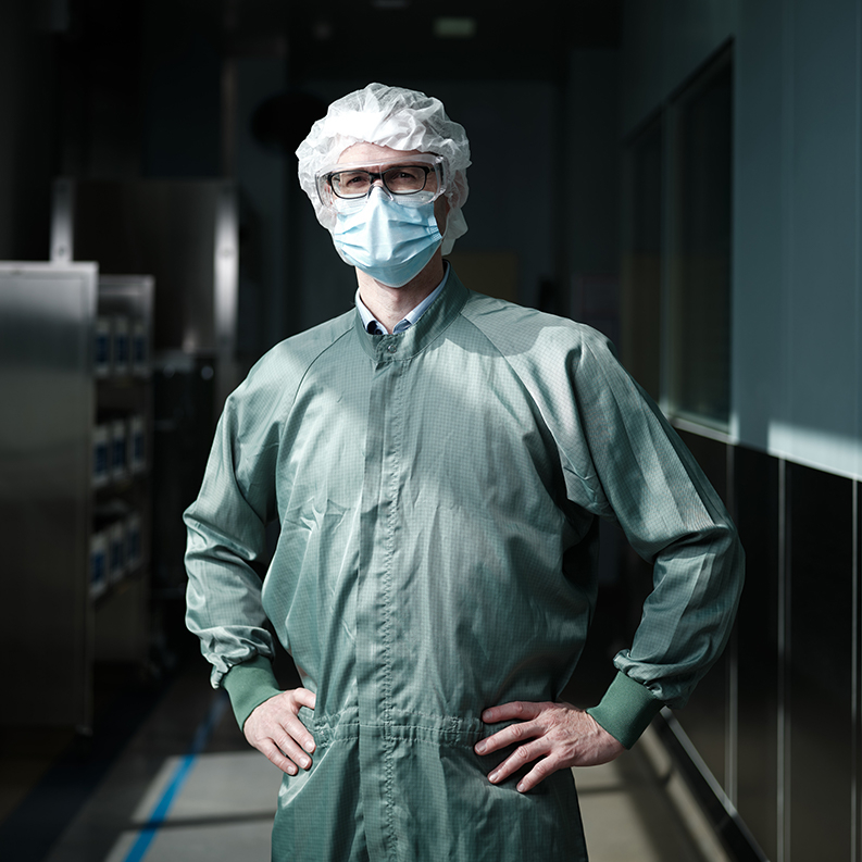 Joachim Momm, head of the Novartis manufacturing site in Stein, Switzerland