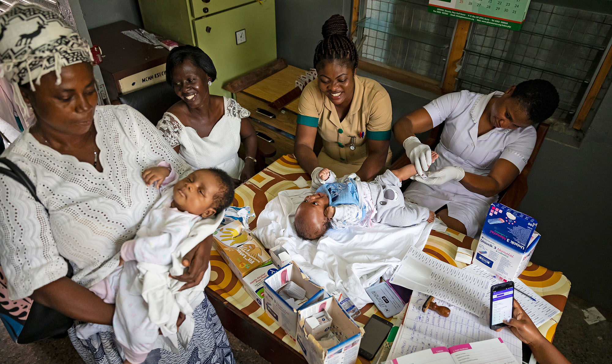 A sickle cell screening program for newborns at Kumasi General Hospital