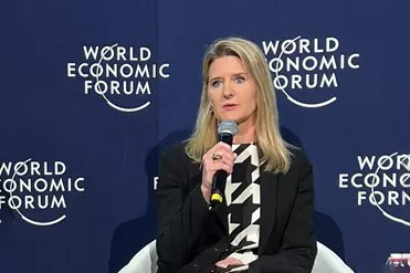 Marie-France Tschudin at WEF