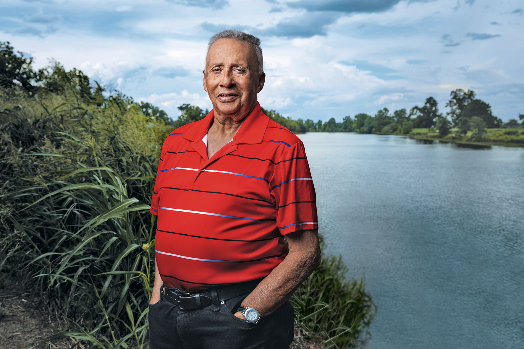 Van Lacour, prostate cancer patient living in Natchez, Louisiana, who received a Novartis radioligand therapy