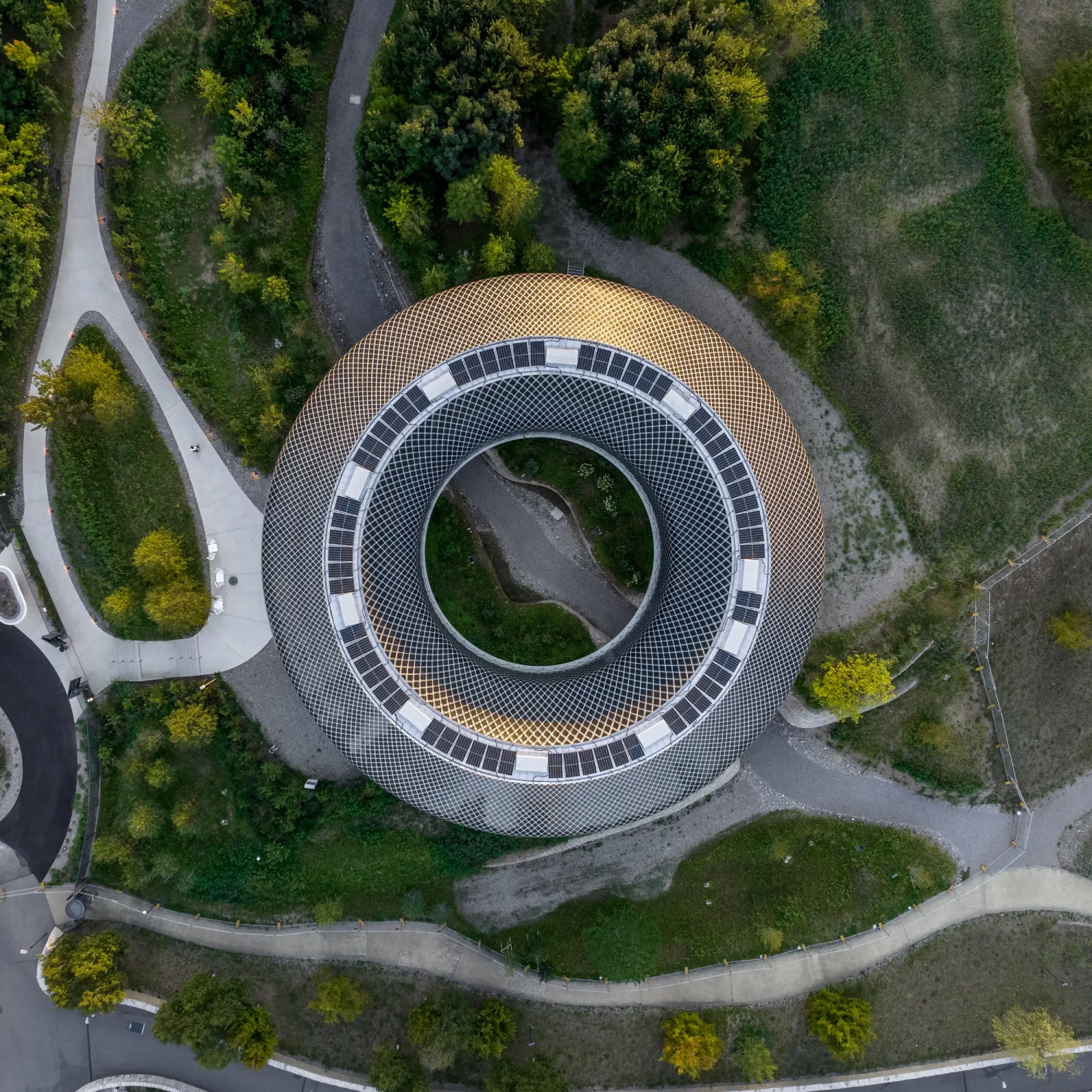 Sky view Novartis pavillon