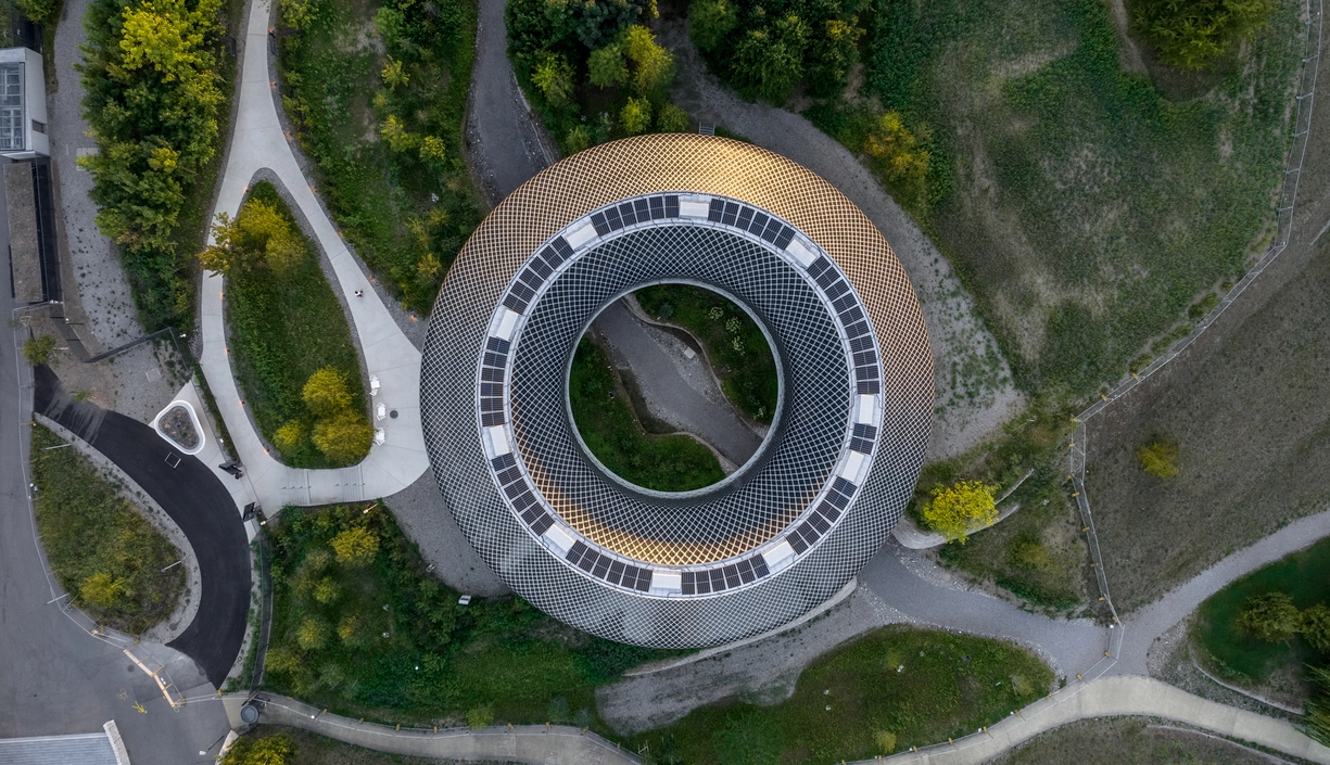 Bird's eye view, Novartis Pavillon