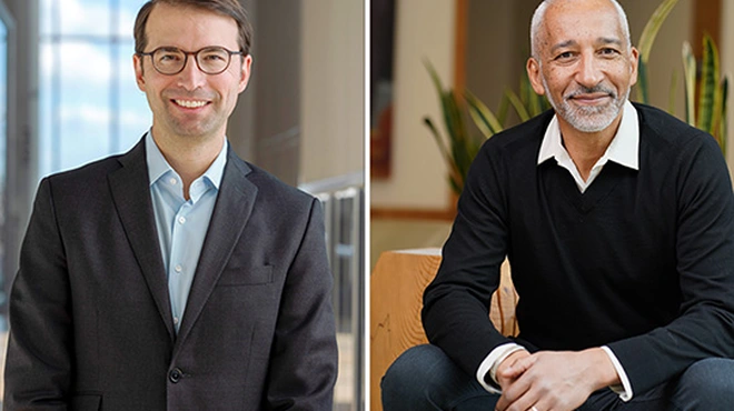 Victor Bultó, President, Novartis US, and Thierry Diagana, Global Head of Global Health and California Sites Head, Biomedical Research at Novartis