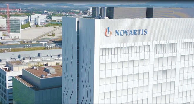 Picture of a Novartis building on Basel campus