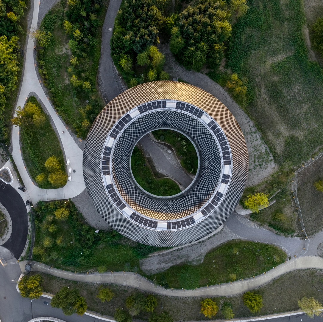 Bird's eye view, Novartis Pavillon