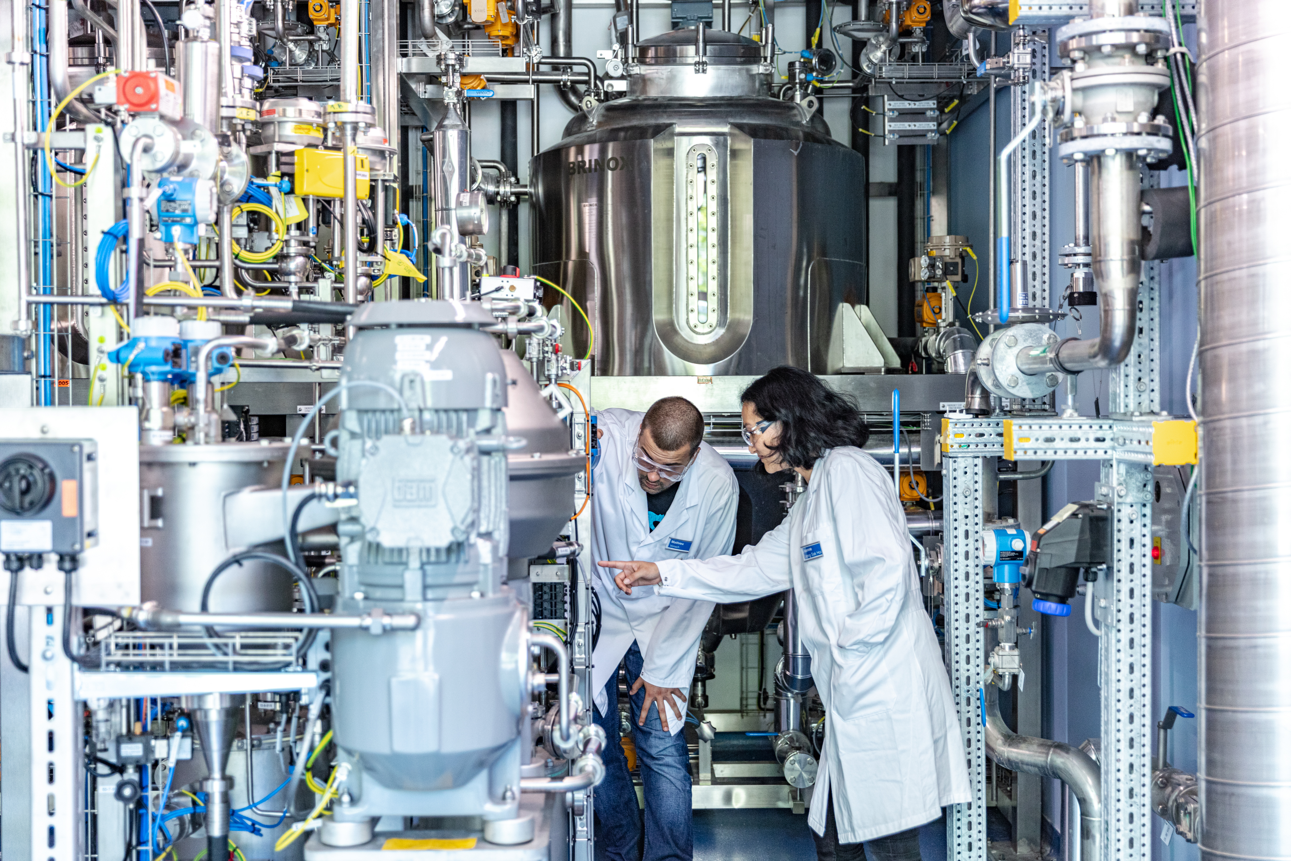 Fermentation hub of Banting 1 where natural products and biomolecules can be produced